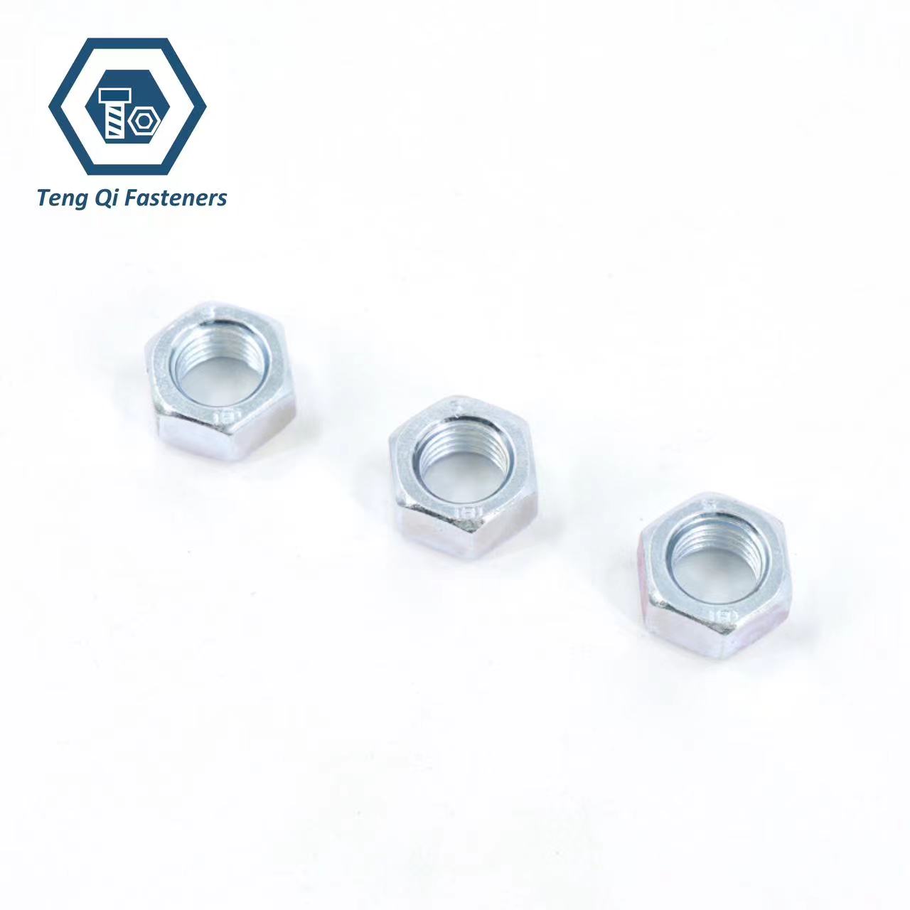 AS2451 Double Chamfered Zinc Plated Hex Nuts
