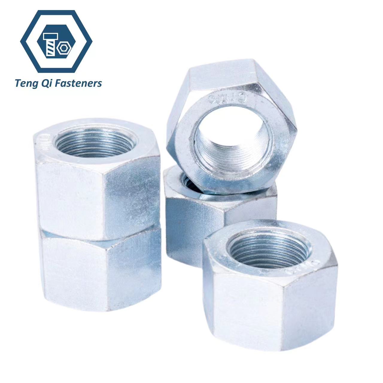 GOST R 52645 High-Strength Galvanized Heavy Hex Large Structural Hex Nuts