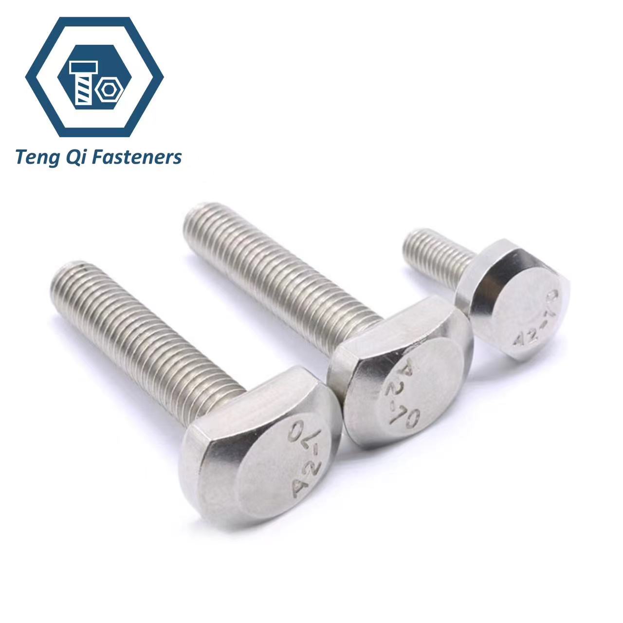 Stainless Steel American Standard ASMEANSI B18.5 T- Head Bolts