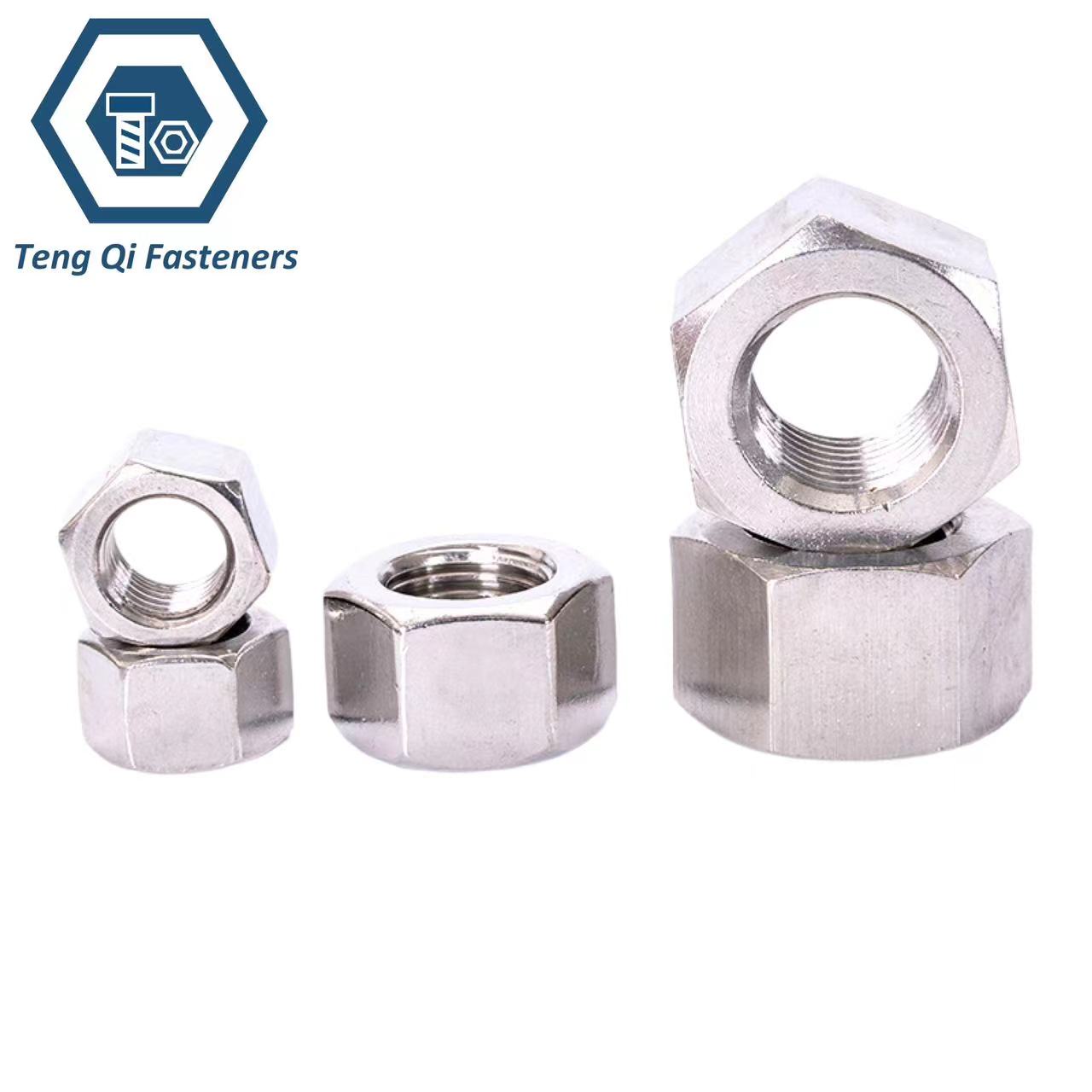 UNI5587 Stainless Steel Thick Hex Nut SS304 SS316 Nut