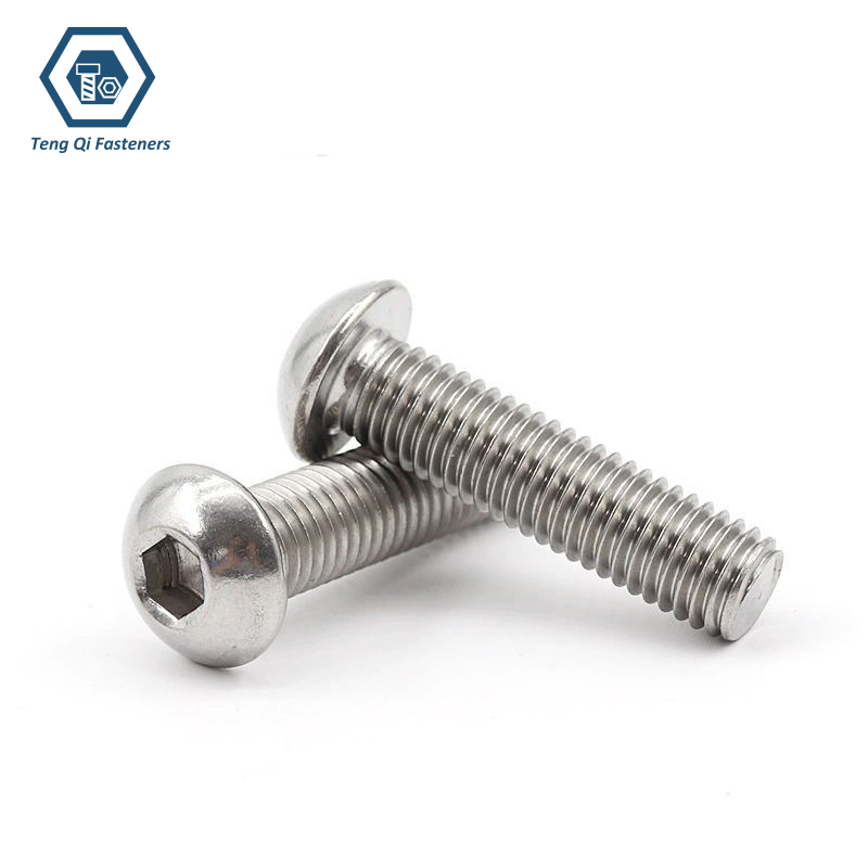 ISO7380 Stainless Steel Hexagon Socket Button Head Screws Supplier