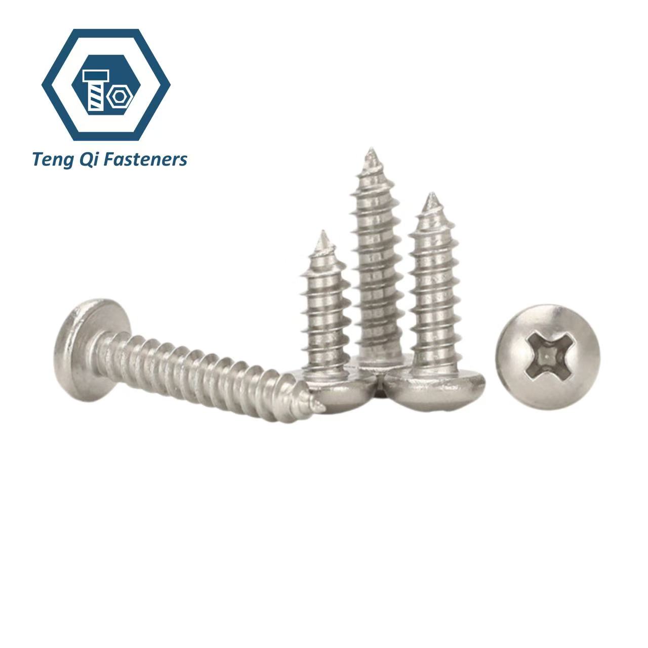 DIN7981 Stainless Steel Cross Recessed Pan Head Tapping Screws Manufacturer