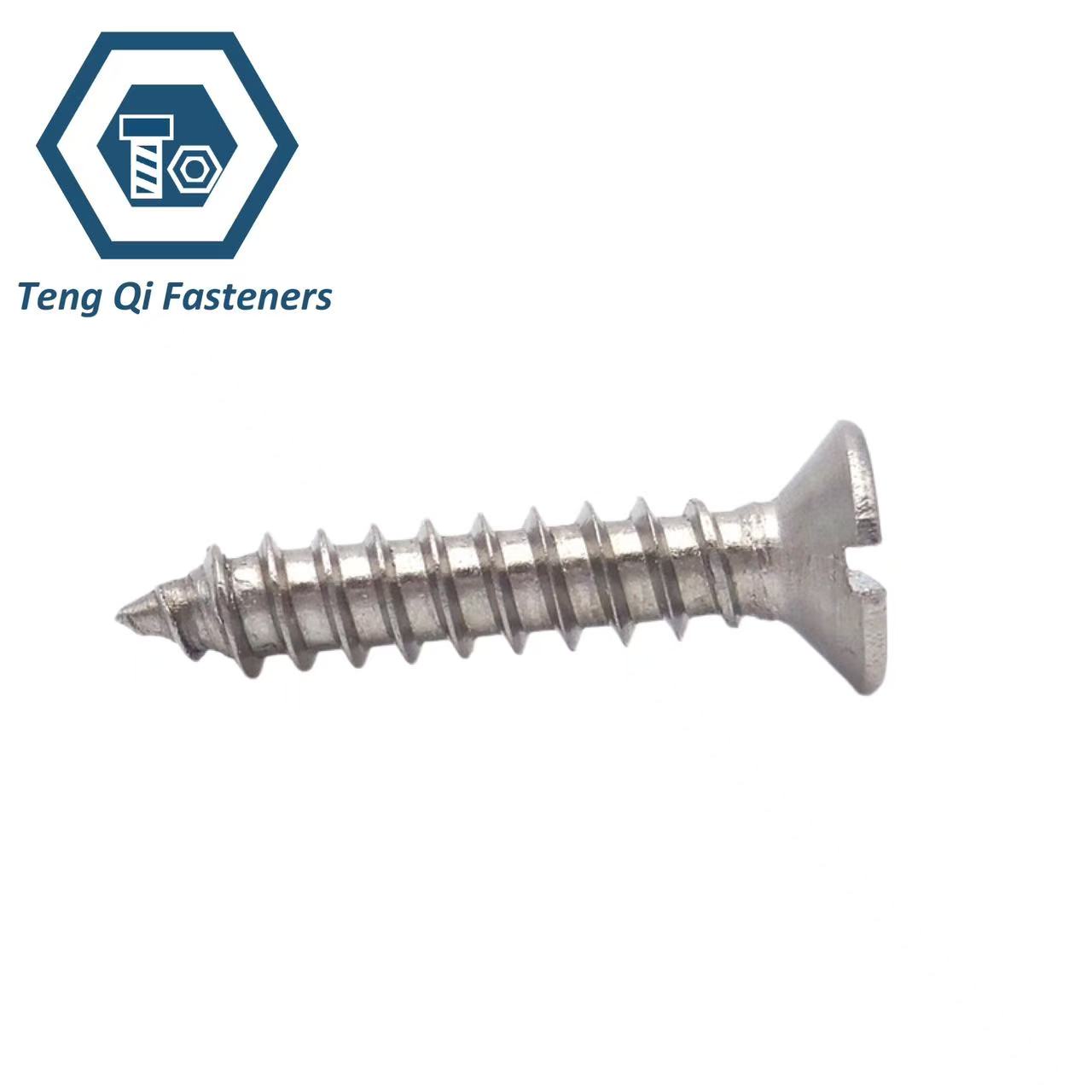 DIN7972 Slotted Countersunk Head Tapping Screws Supplier