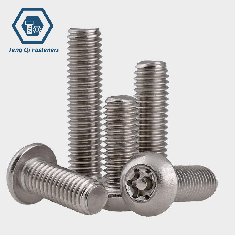 Stainless Steel Button Head Torx Machine Screw with Pin