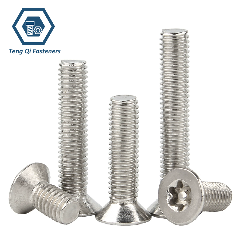 Stainless Steel Countersunk Torx Machine Screw with Pin
