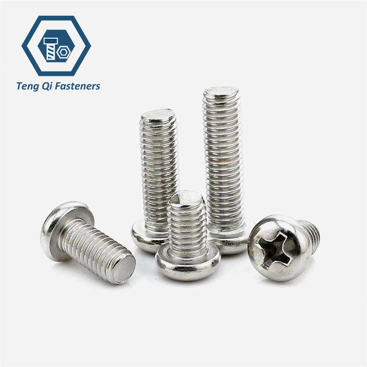 Stainless Steel Pan Head Screws with Cross Recess