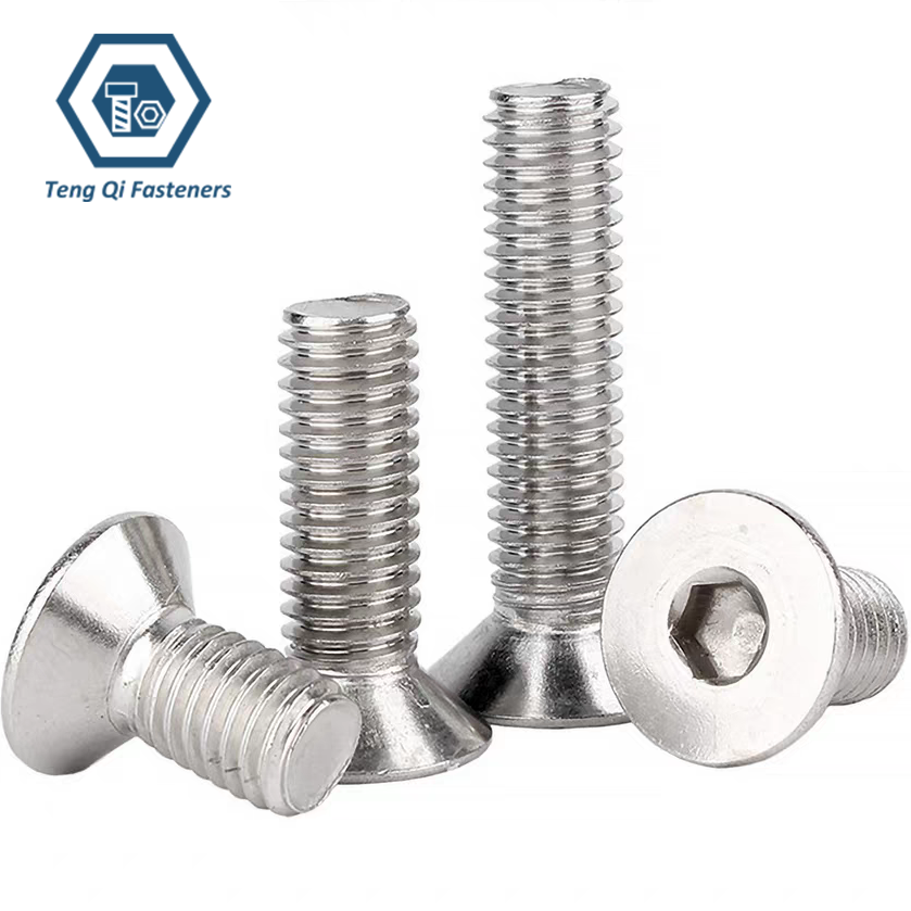 ISO10642 SS304 Hexagon Socket Countersunk Head Screws