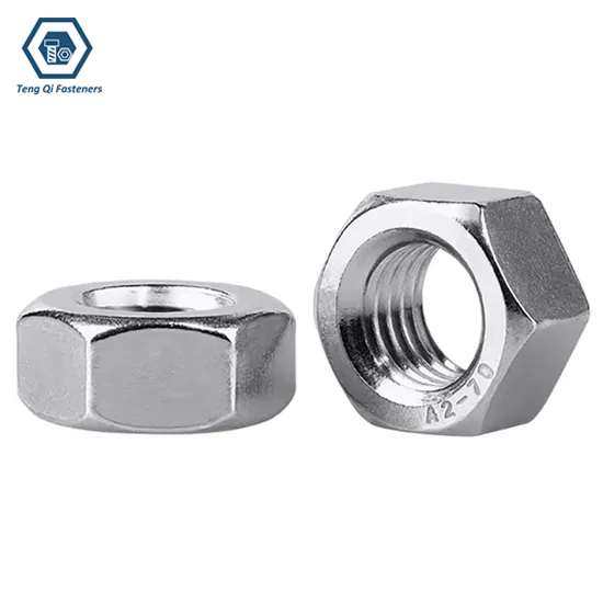 A2-70 Stainless Steel SS304 Hex Nut