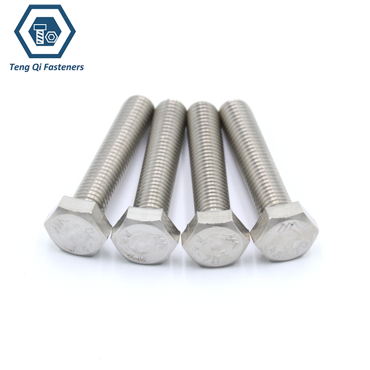 A4-70 Stainless steel SS316 Full Thread Hex bolts