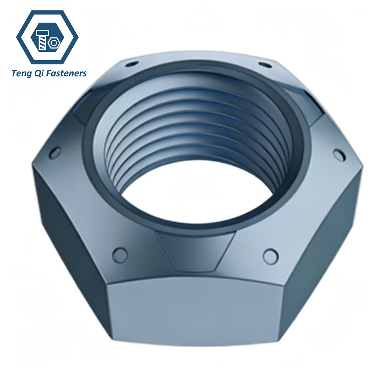 ASME B18.16.6 Prevailing Torque All-Metal Indented Lock Nut