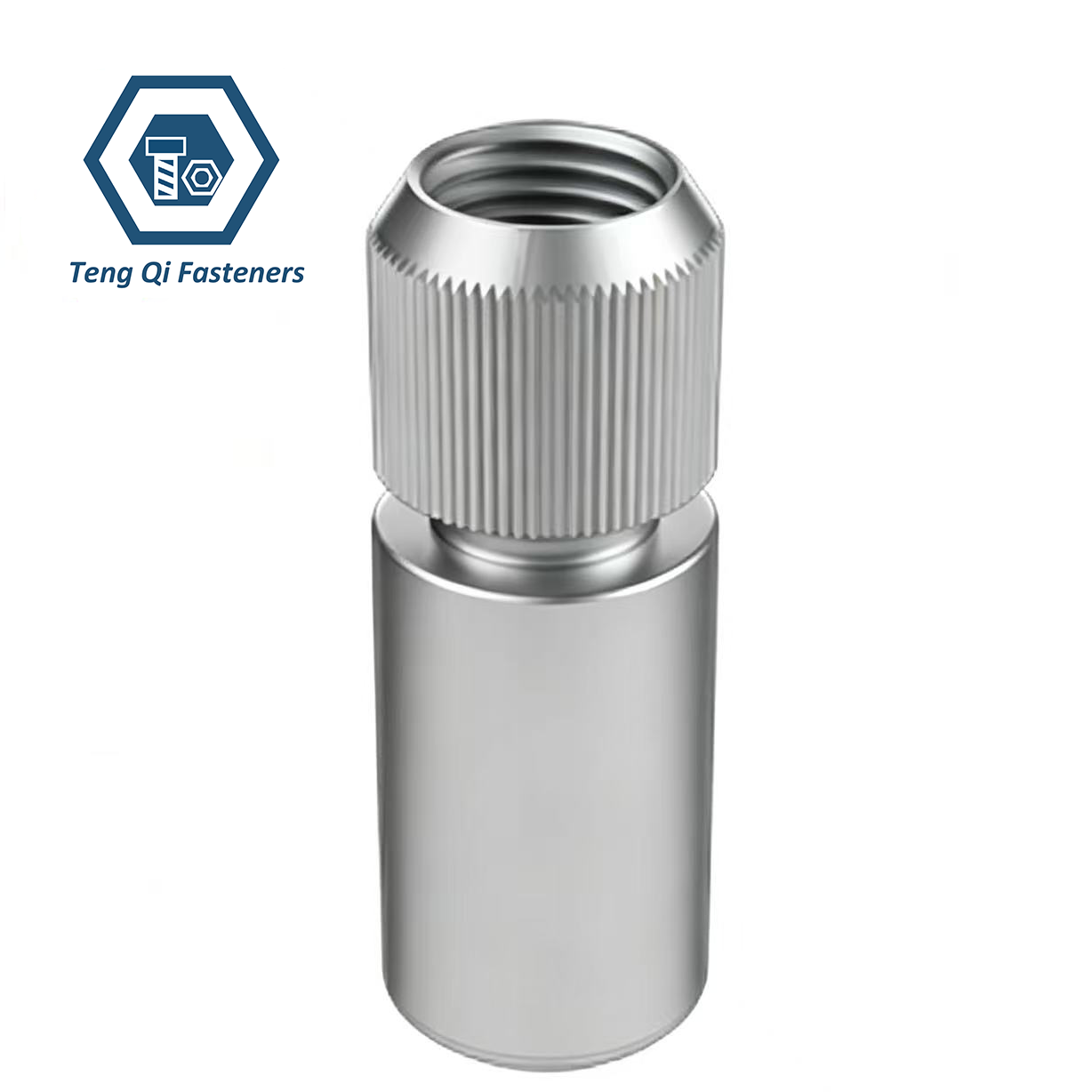 Nickel Plated Carbon Steel Furniture Shelf Peg with Matching Knurled Nut
