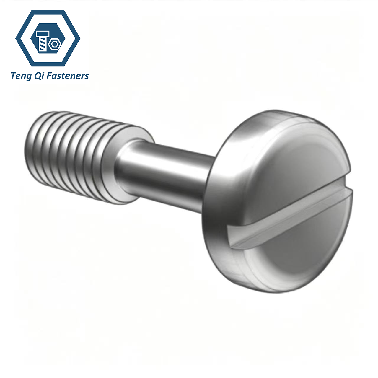 SS304 SS316 GB837 Slotted pan head screws with waisted shank