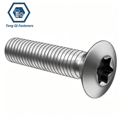 SS304 SS316 ISO14584 Hexalobular Socket Raised Countersunk Head Screws