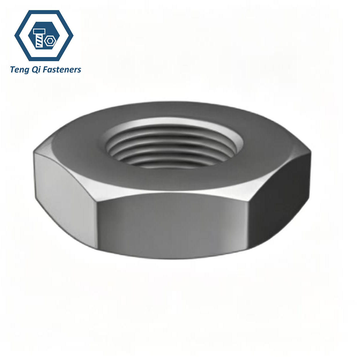 Stainless Steel DIN439 Unchamfered Hexagon Thin Nuts