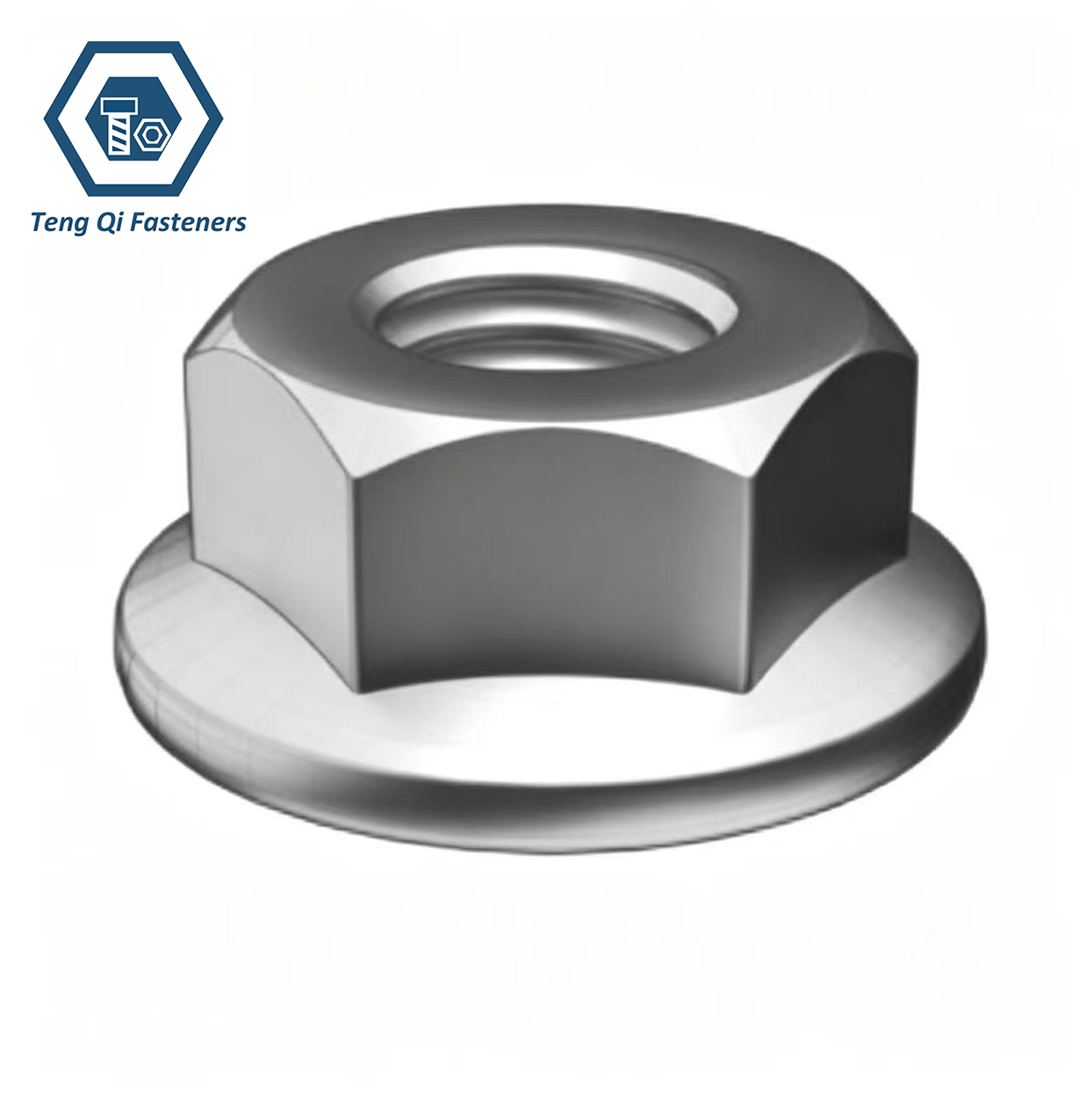 Stainless Steel DIN6923 Hex Flange Nut Stainless Steel DIN6923 Hex Flange Nut