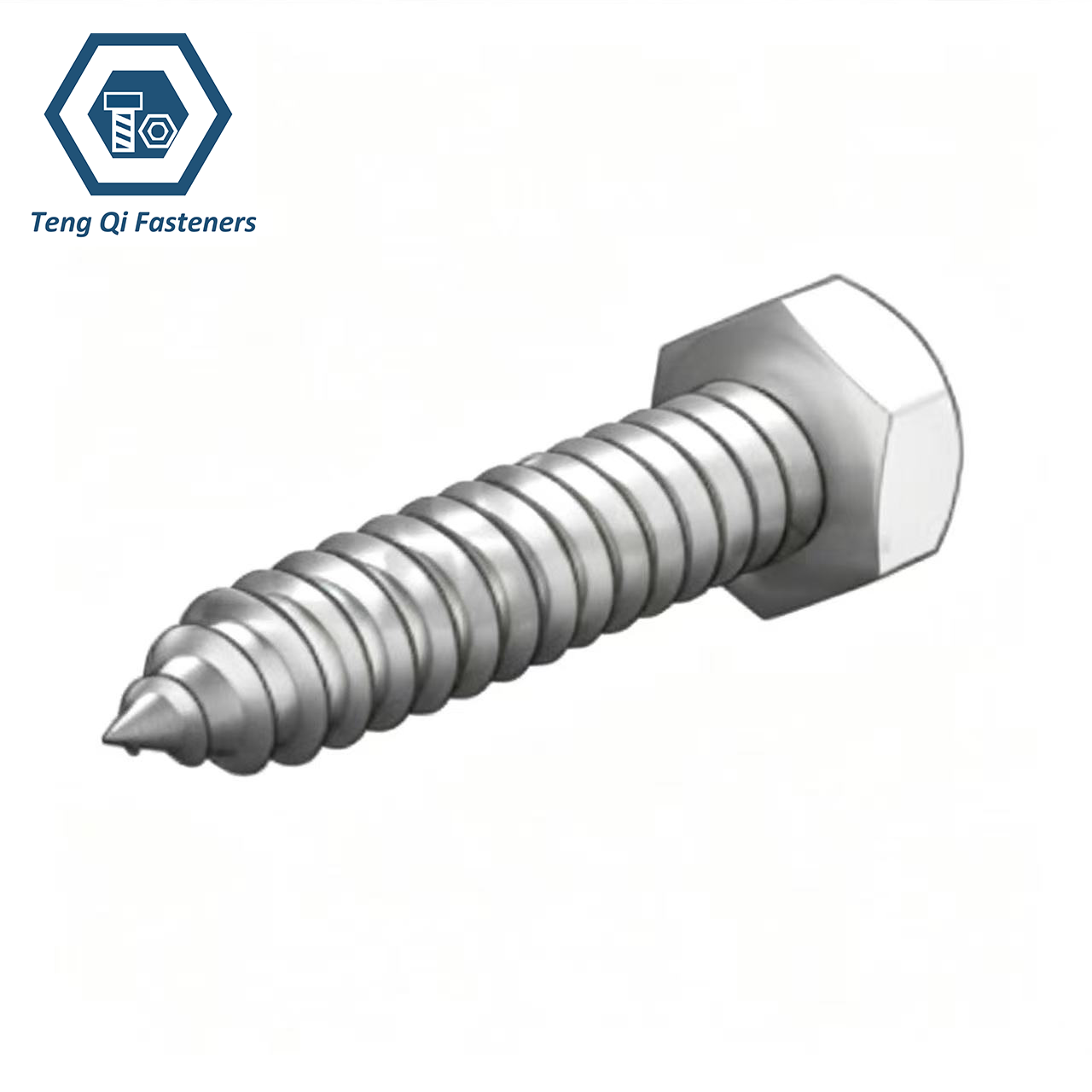 Stainless Steel DIN7976 Hexagon Head Tapping Screws Stainless Steel DIN7976 Hexagon Head Tapping Screws
