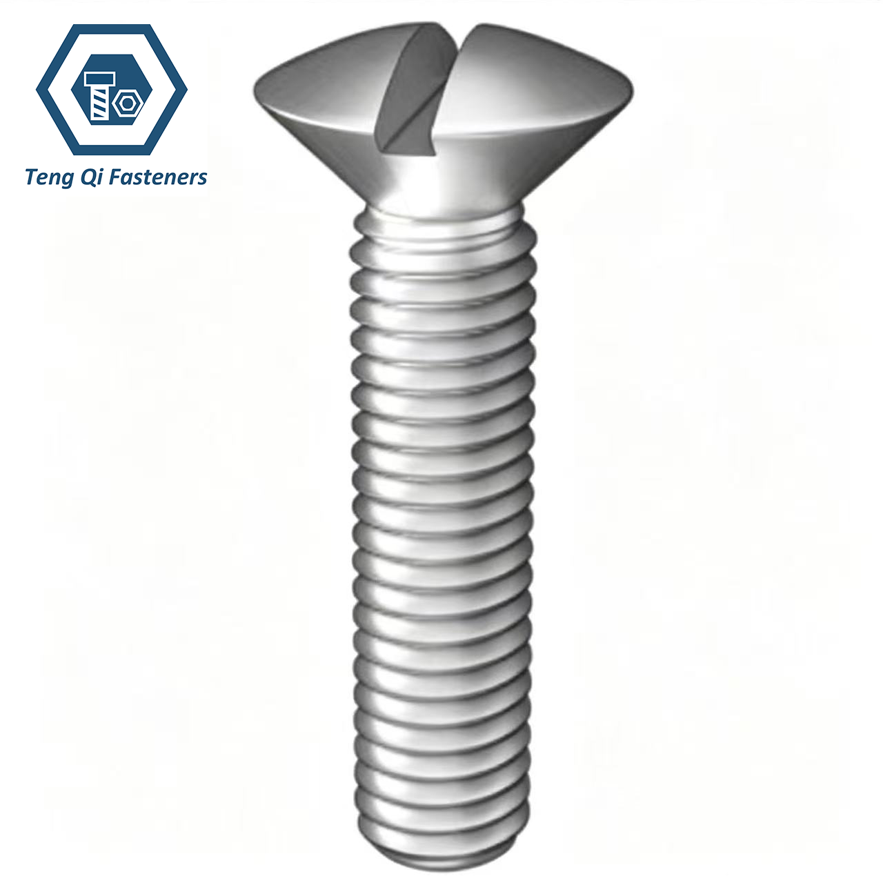 Stainless Steel DIN964 Slotted Raised Countersunk Head Screws