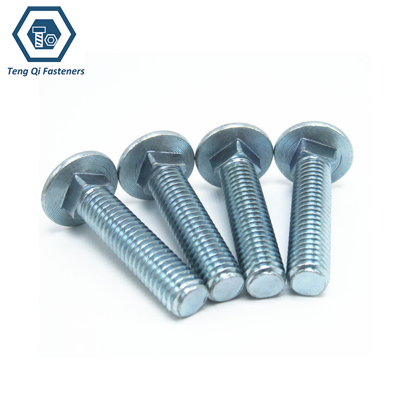 Zinc Plate Class 8.8 C45 Steel Carriage Bolts