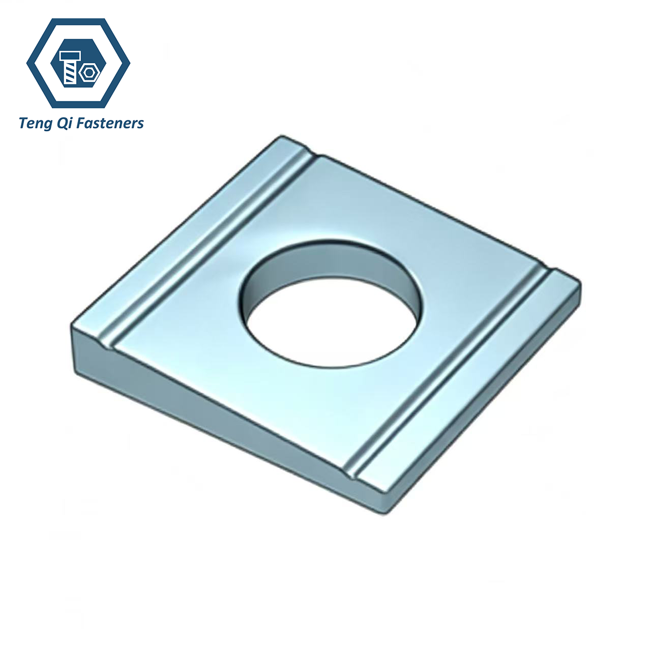 Zinc Plated DIN434 Double Grooved Square Taper Washers