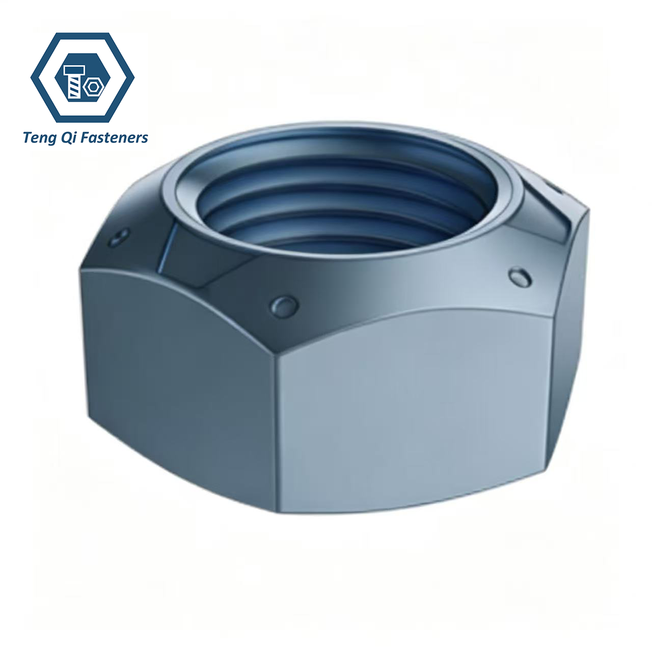 Zinc Plted ASME ANSI B18.16.6 Prevailing Torque All-Metal Indented Lock Nut