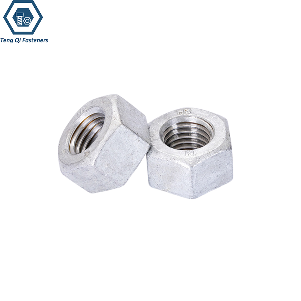 A194 Grade 2H Hot Dip Galvanized Heavy Hex Nuts