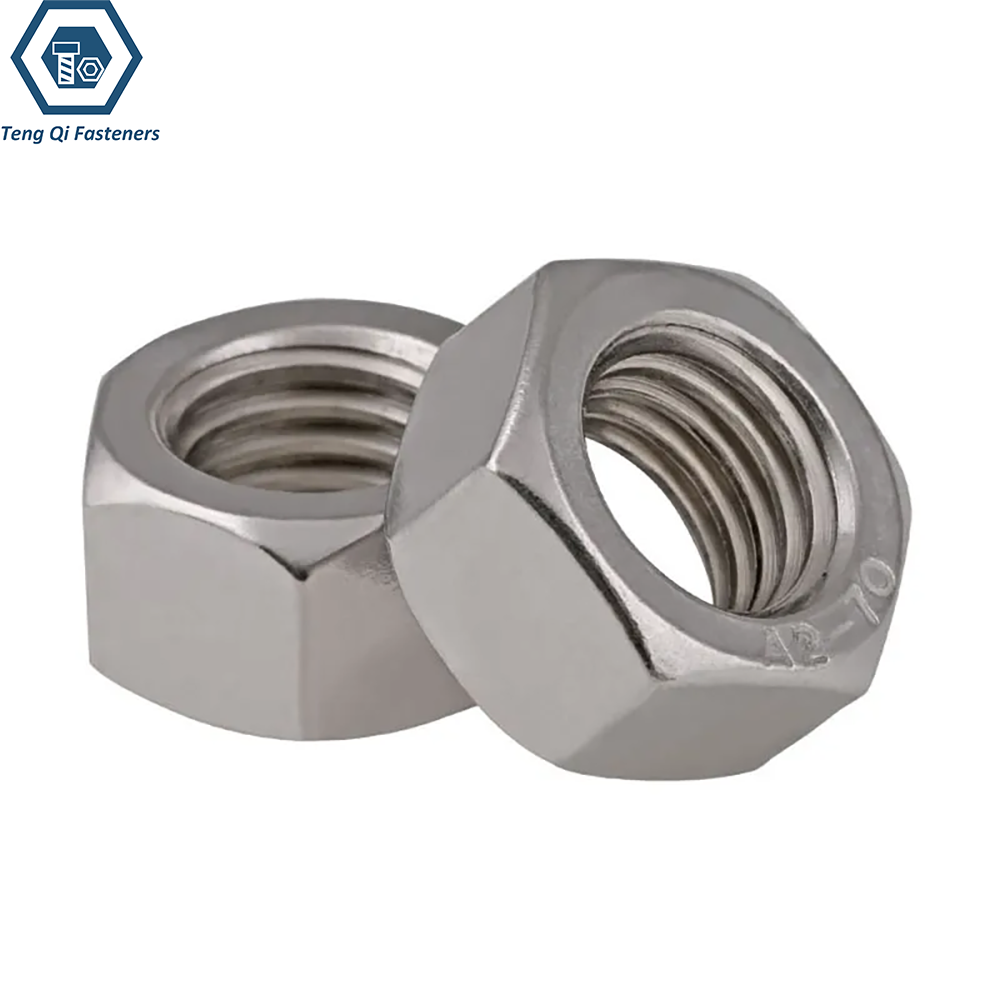 A2-70 SS304 700MPA Strength DIN934 Hex Nuts A2-70 SS304 700MPA Strength DIN934 Hex Nuts
