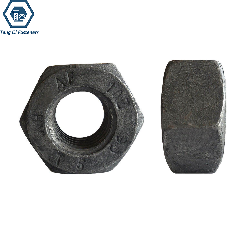 DIN6915 Black Oxidation Structural High Strength Hex Nuts DIN6915 Black Oxidation Structural High Strength Hex Nuts