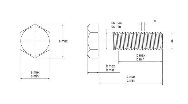 Drawing of JIS B 1186 Structural Bolts