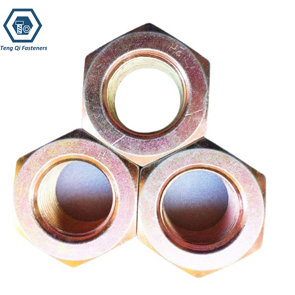 JIS 1186 Japan Standard Zinc Plated High Strength Heavy Hex Nuts
