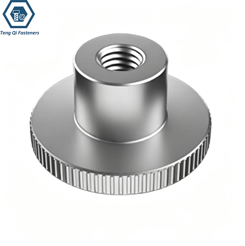 SS304 DIN466 Knurled nut with collar SS304 DIN466 Knurled nuts with collar