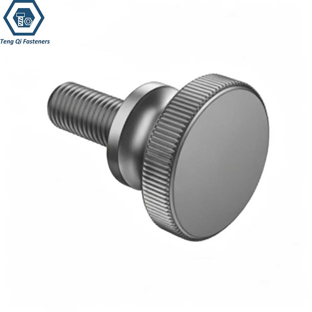 SS304 SS316 GB834 Knurled Thumb Screws