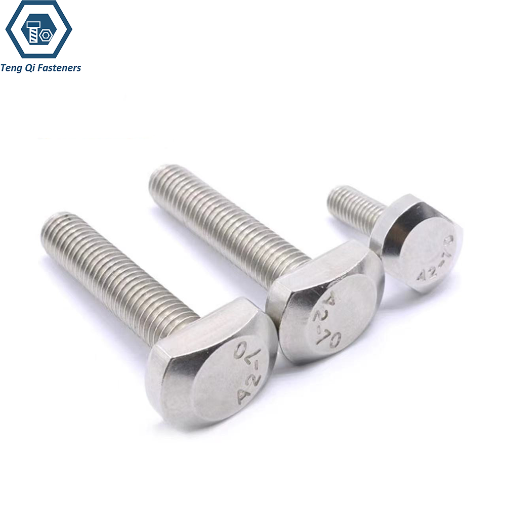 Stainless Steel American Standard ASMEANSI B18.5 T- Head Bolts