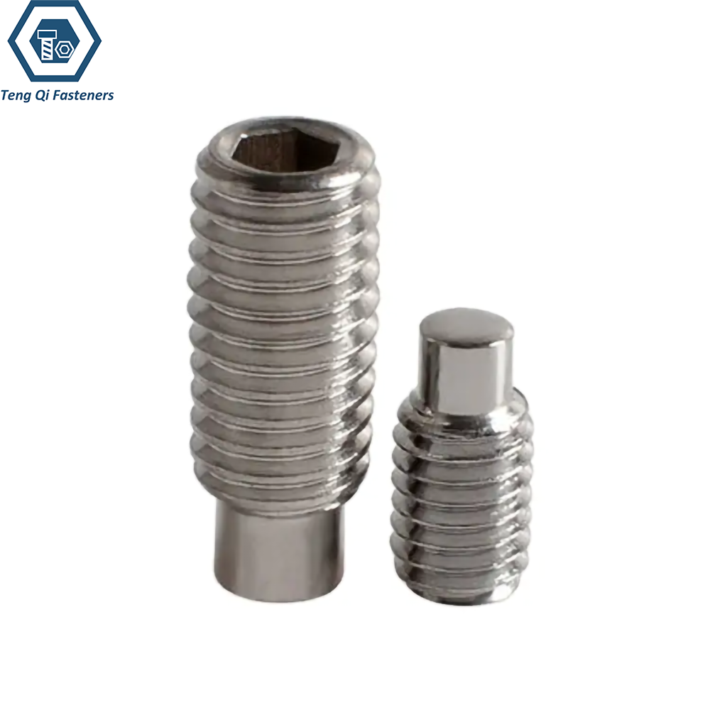 Stainless Steel DIN915 Hexagon Socket Set Screws with Dog Point Stainless Steel DIN915 Hexagon Socket Set Screws with Dog Point