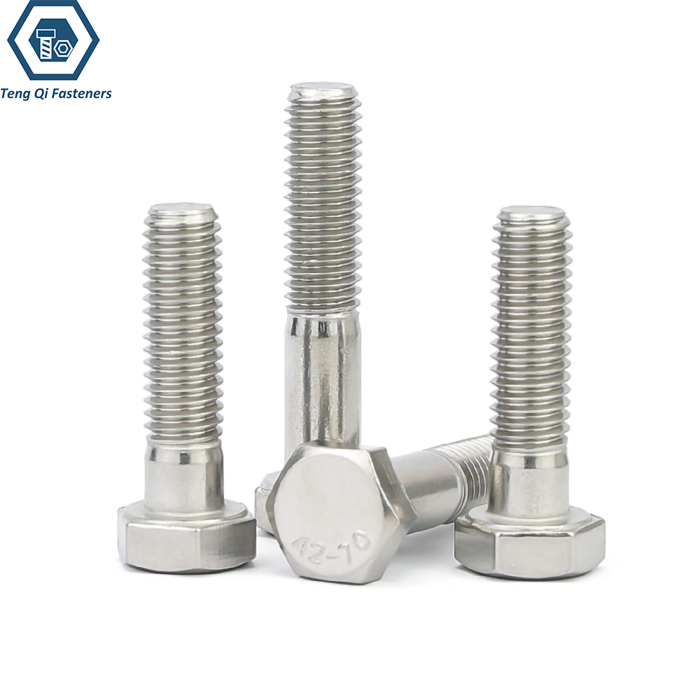 Stainless Steel ISO4014 Hexagon Head Bolts with Partial Thread
