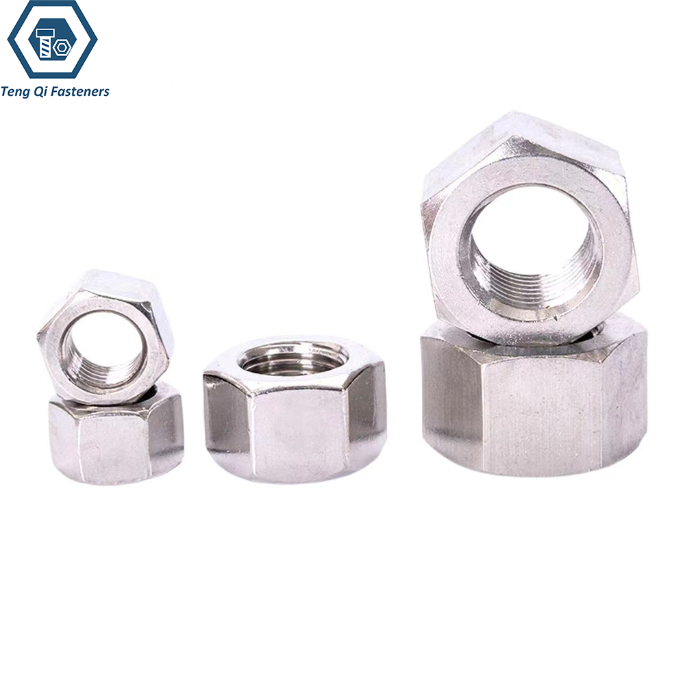 UNI5587 Stainless Steel Thick Hex Nut SS304 SS316 Nut UNI5587 Stainless Steel Thick Hex Nut SS304 SS316 Nut