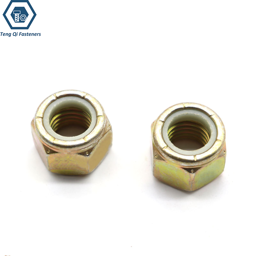 Yellow Zinc ASME ANSI B18.16.6 Prevailing Torque Nylon Lock Nuts