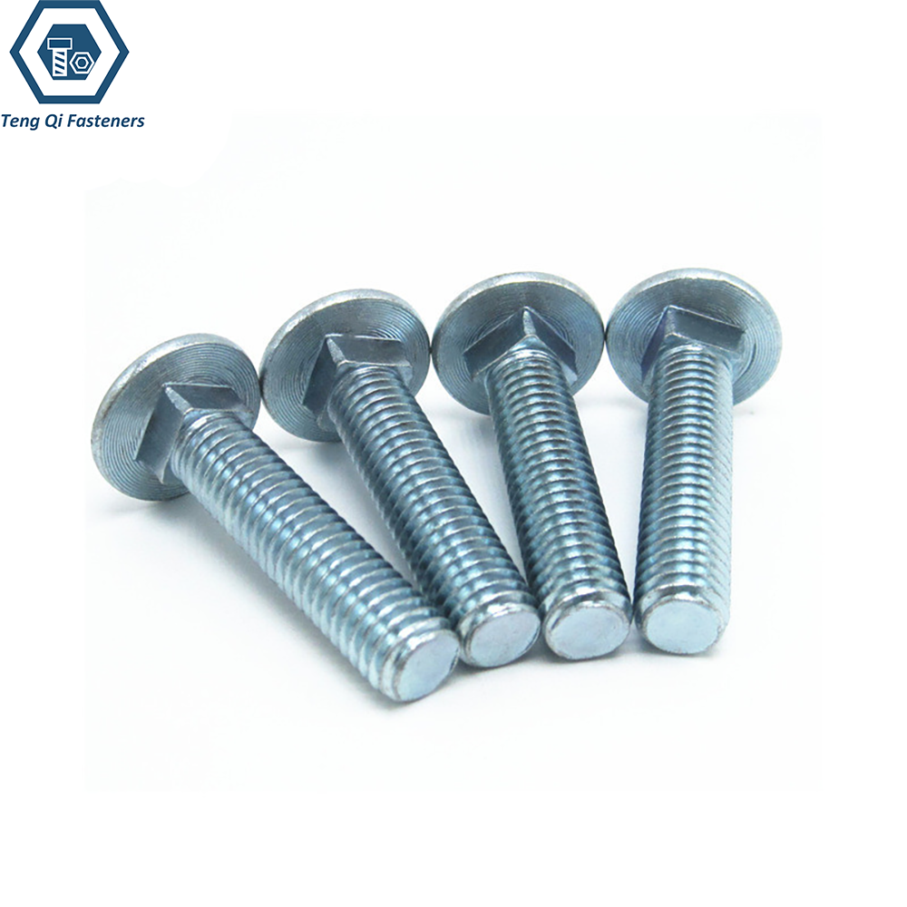 Zinc Plate Class 8.8 C45 Steel Carriage Bolts