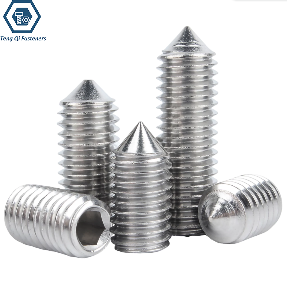 ASME B18.3 Cone Point Set Socket Screws