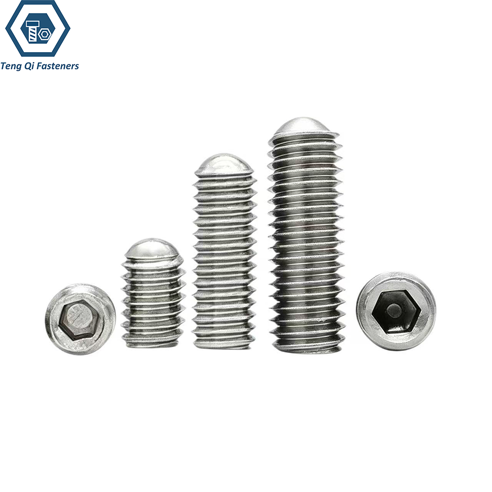 ASME B18.3 Oval Point Socket Set Screws Stainless Steel