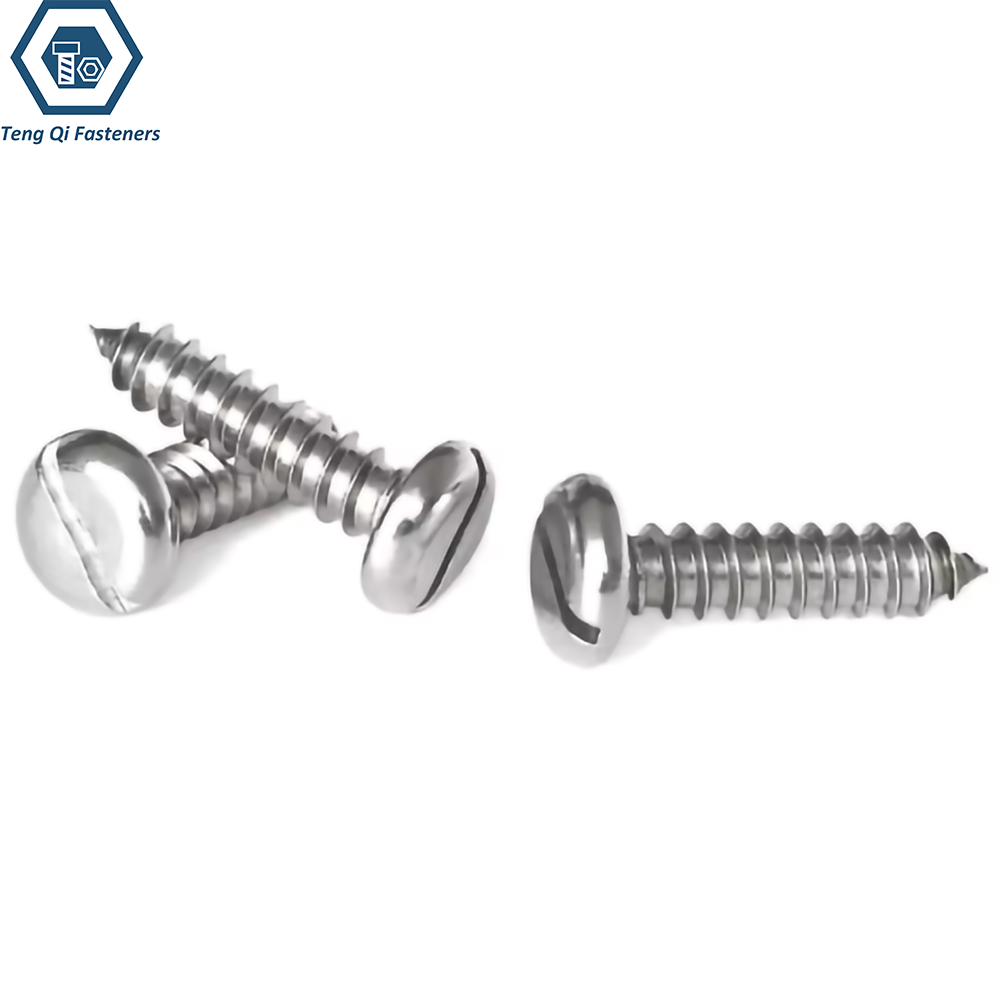 ASME B18.6.3 Slotted Pan Head Self Tapping Screw ASME B18.6.3 Slotted Pan Head Self Tapping Screw
