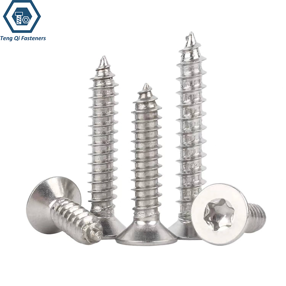 ASME B18.6.3 Torx Flat Head Self Tapping Screw