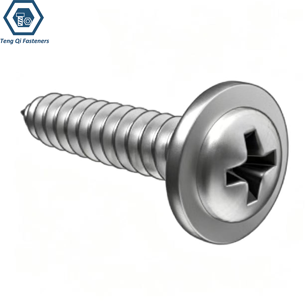 DIN 968 Pan Head Self Tapping Screws with Collar
