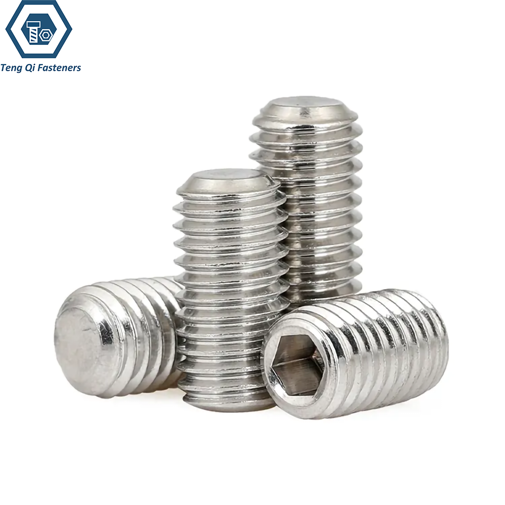 DIN913 Flat Point Set Screws Stainless Steel