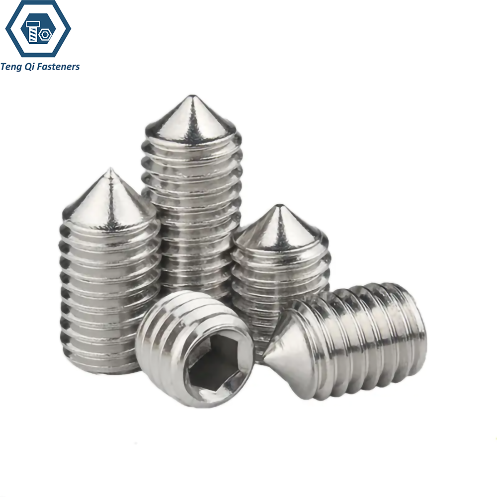 DIN914 Cone Point Set Screw Stainless Steel