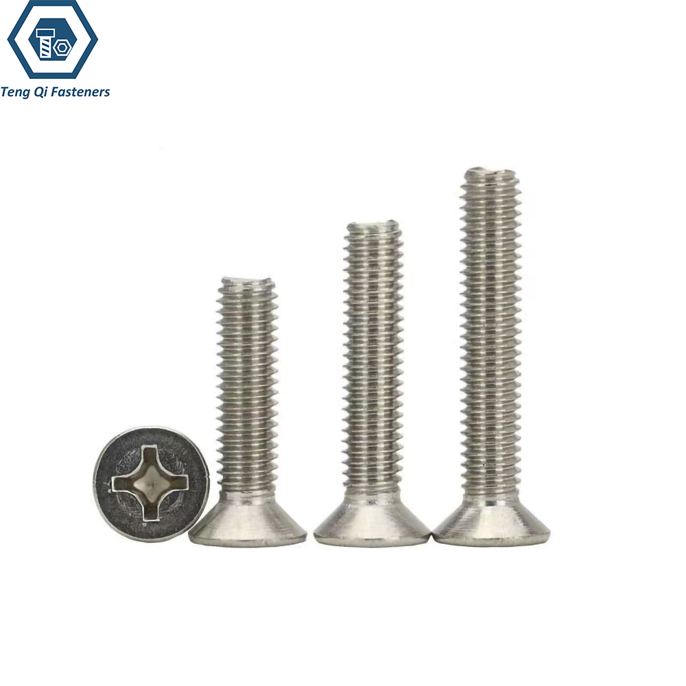 DIN965 Cross Recessed Countersunk Head Screws